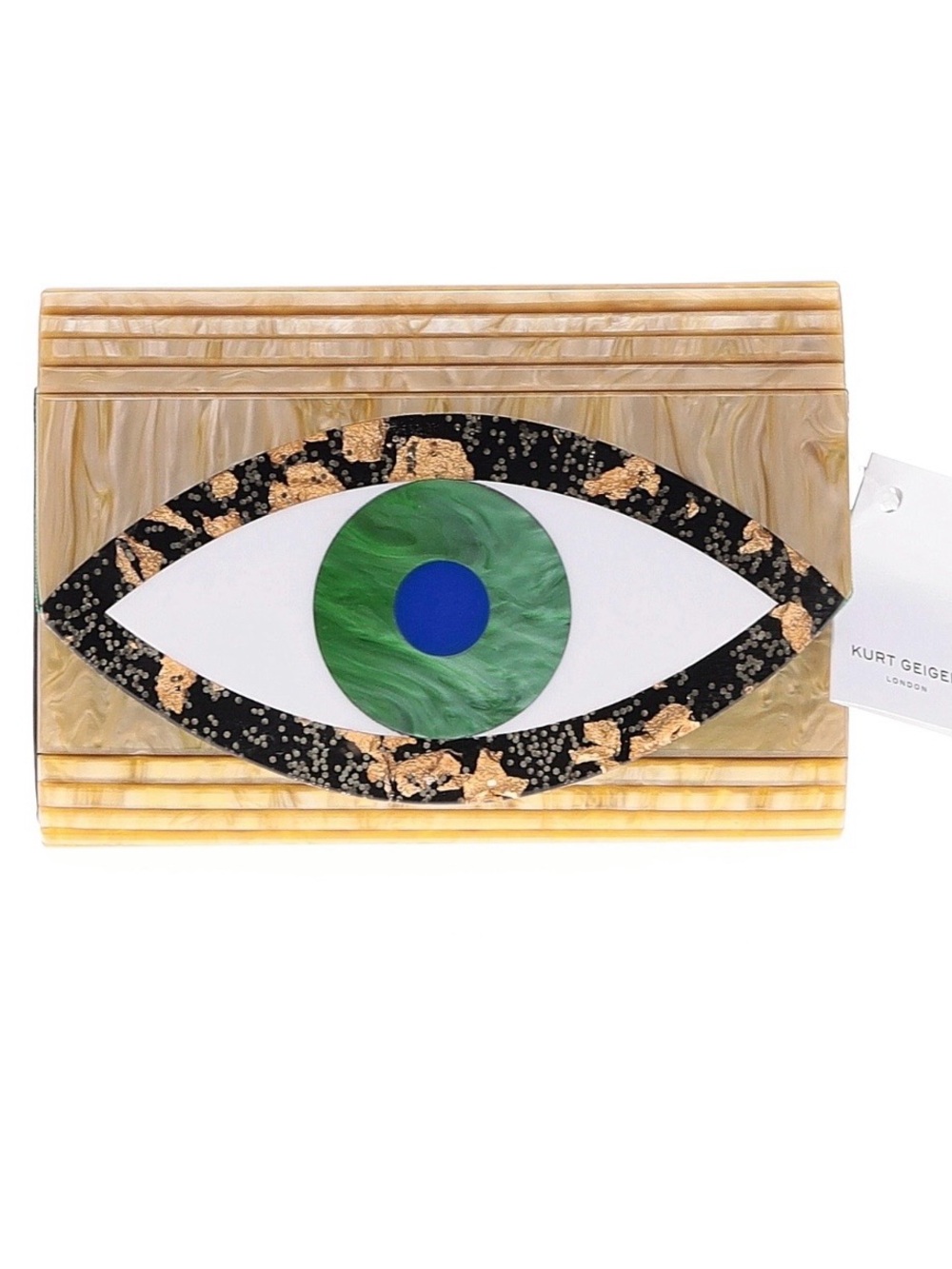Kurt Geiger London Eye Party Envelope Clutch NWT